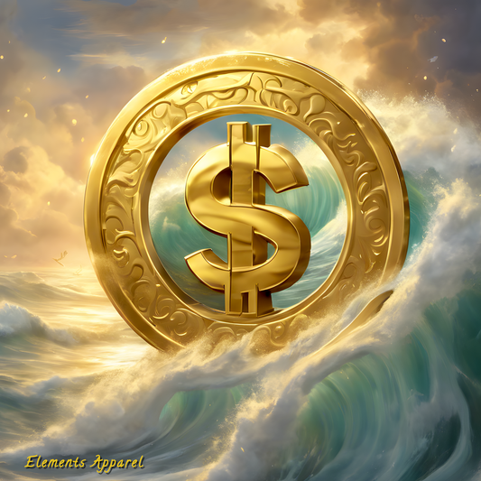 Tidal Wave Gold Coin