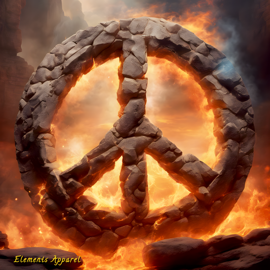 Volcano Peace Sign