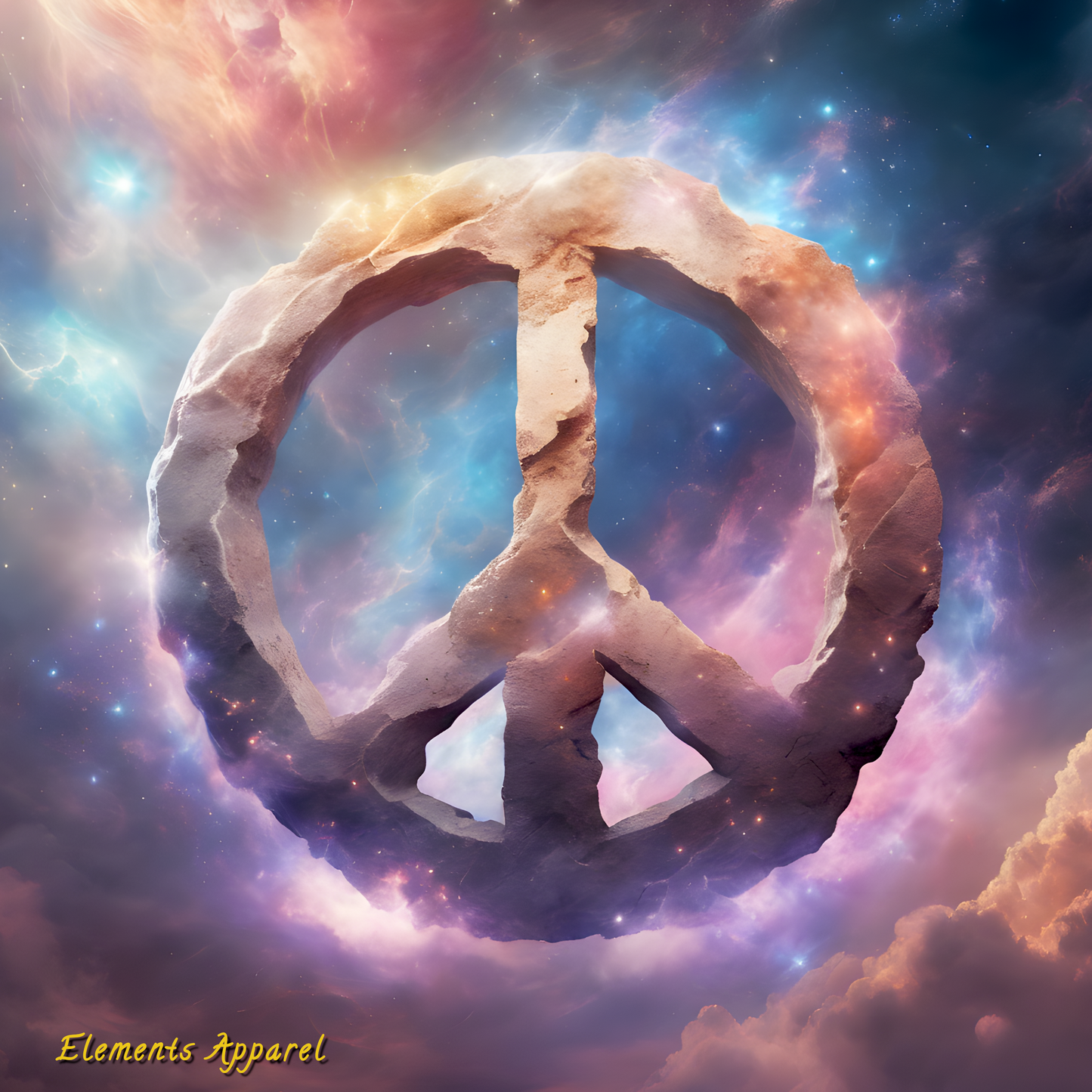 Galaxy Peace Sign